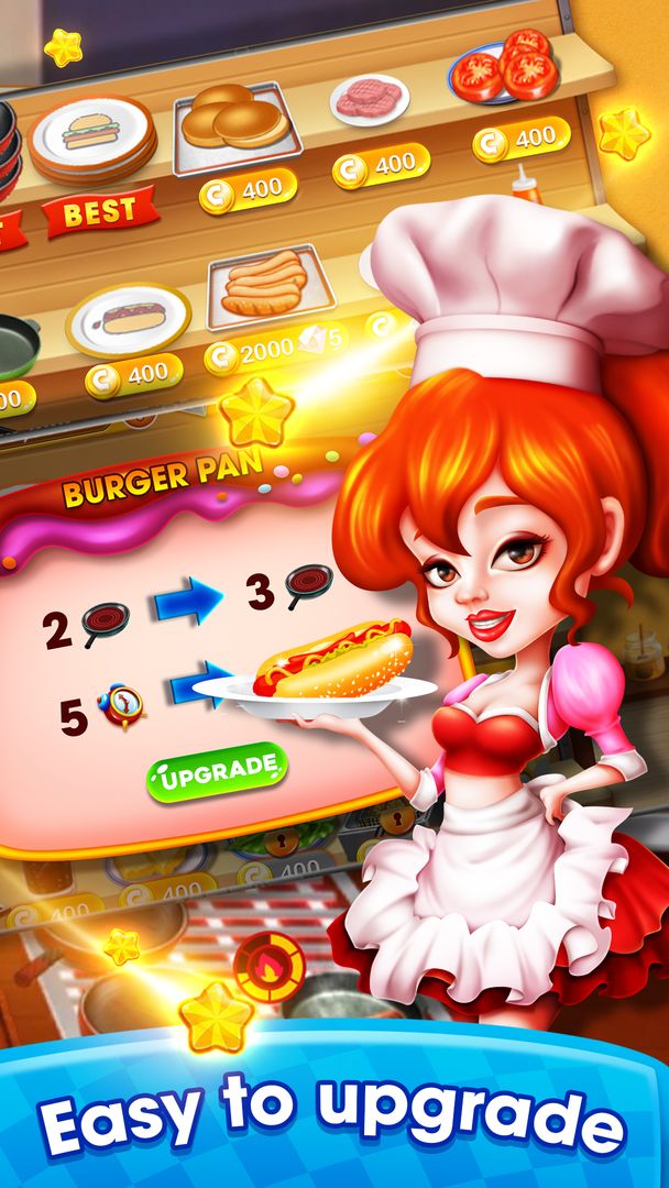 Food Court - Crazy Chef Restaurant Cooking Games ภาพหน้าจอเกม