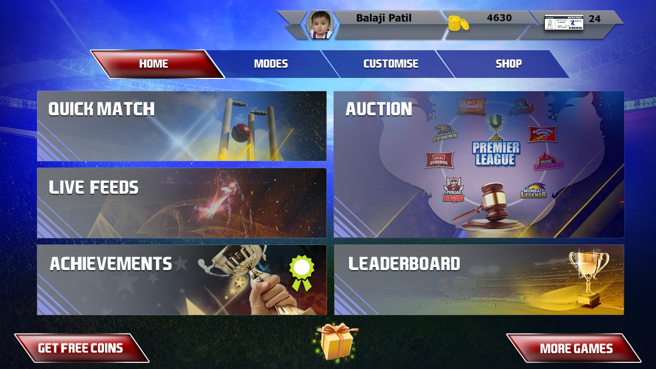 Real Cricket™ Premier League Game Screenshot