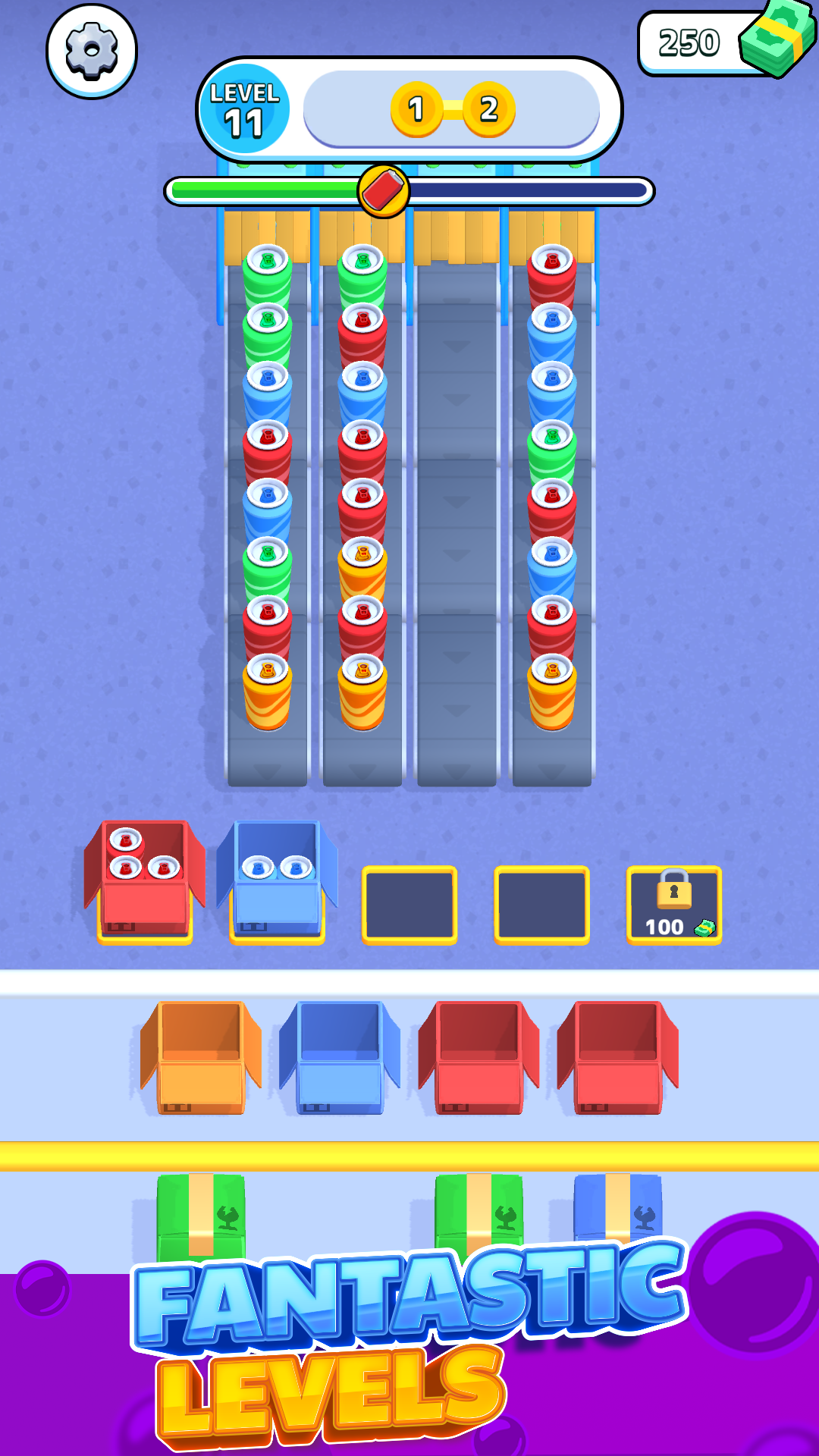 Bottle Jam! Game Screenshot