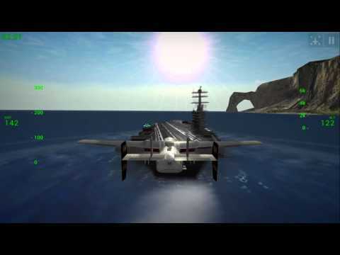 Captura de Tela do Vídeo de Carrier Landings Pro