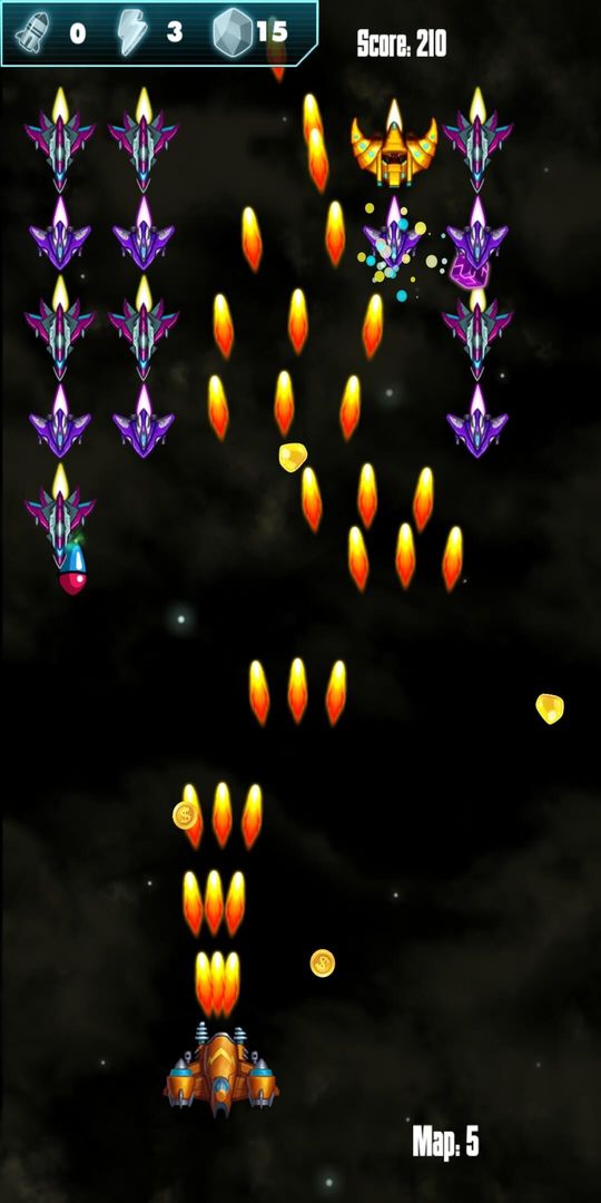 Screenshot of Space shooter : Galaxy alien shooter