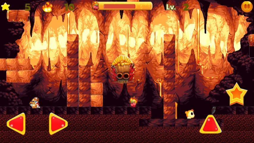 커비 화재 탐사 - 궁극의 마그마 월드 게임 스크린 샷