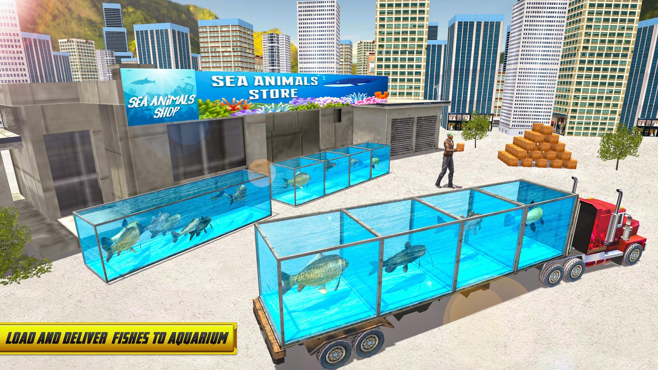 Ảnh chụp màn hình Transport Sea Animals Truck Cargo