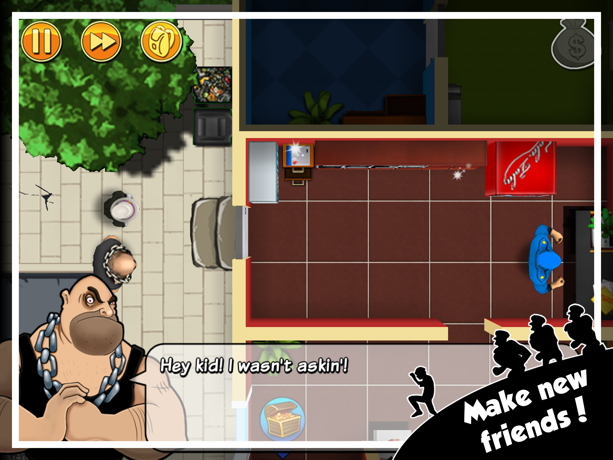 Robbery Bob - หลบหนีจากตำรวจ ภาพหน้าจอเกม