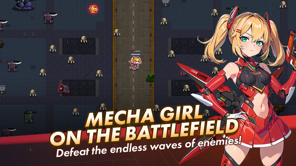 Mecha Girls Survivor ภาพหน้าจอเกม