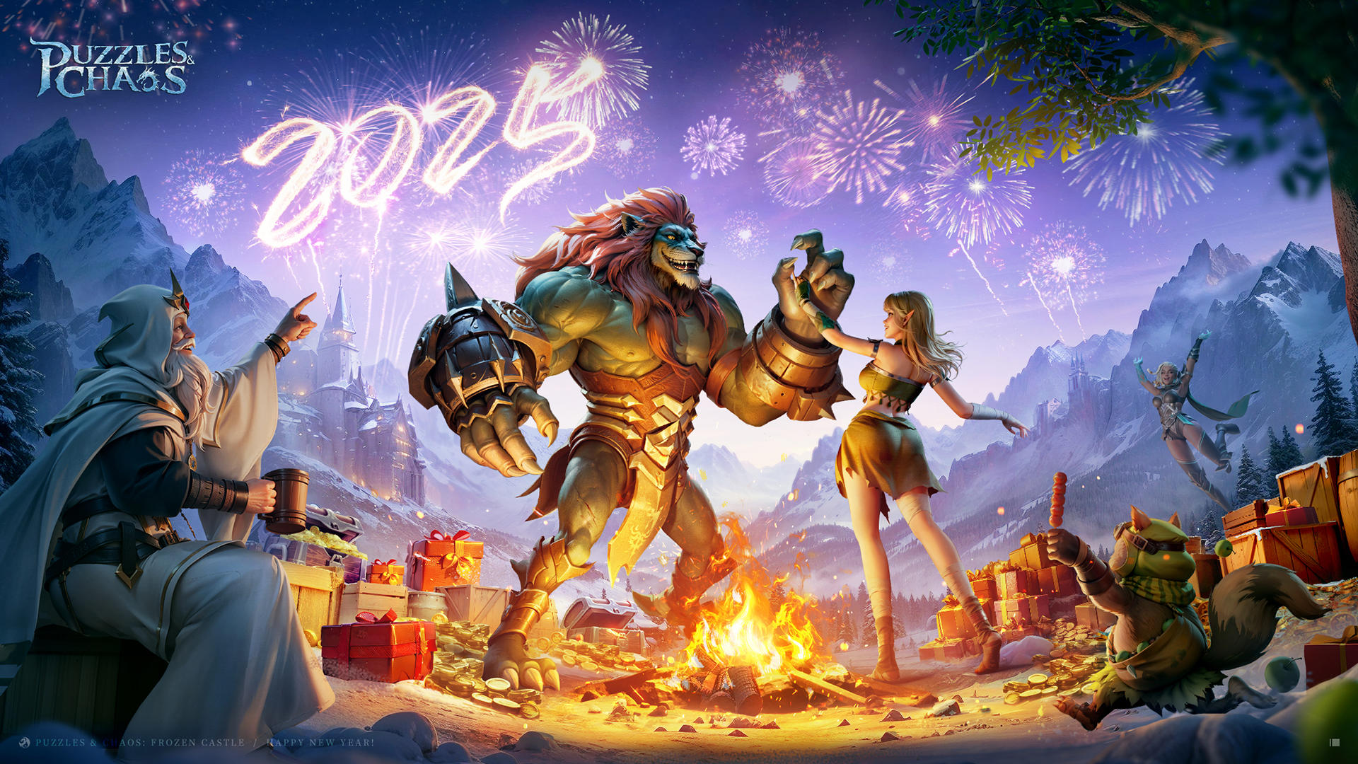 Puzzles & Chaos: Frozen Castle Game Screenshot