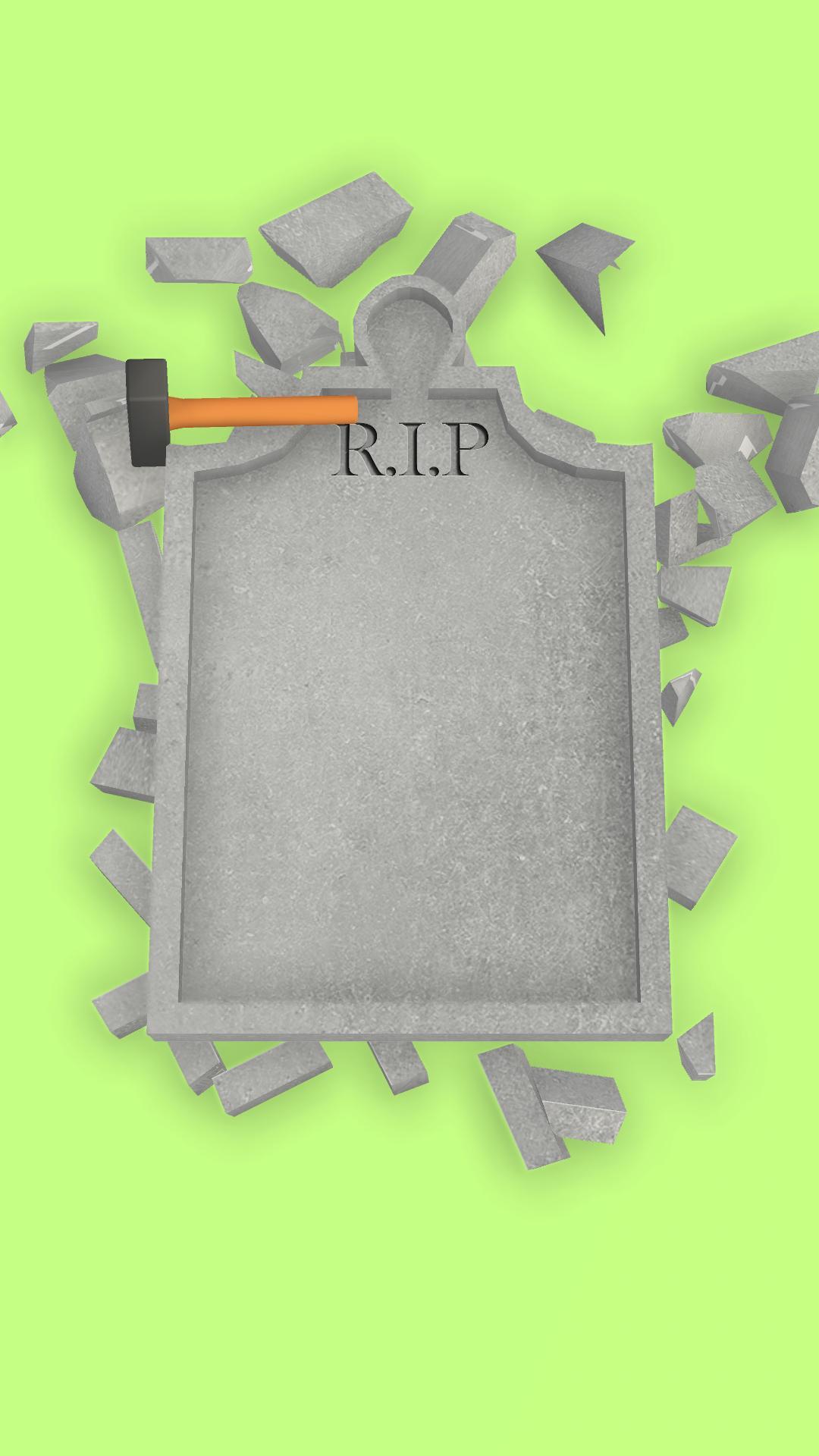 Grave Stone DIY Game Screenshot