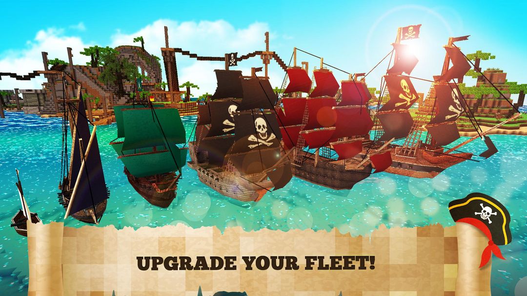 Pirate Crafts Cube Exploration screenshot game