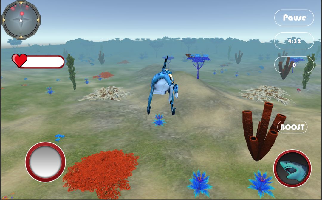 Screenshot of Feed & Grow Shark Simulator Fish