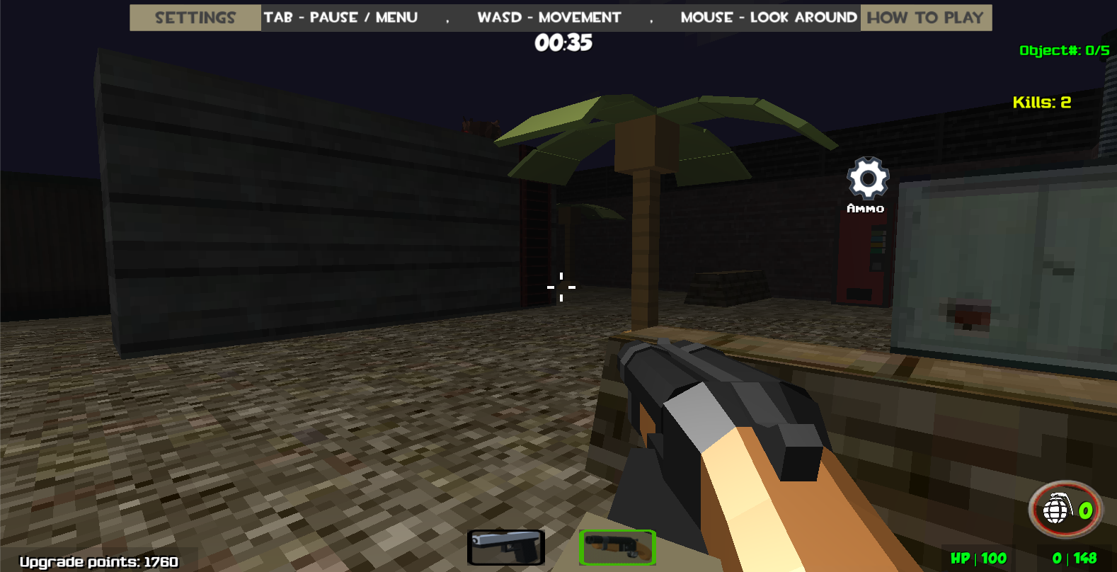 Zombie Arena 3D Survival Offline Game Screenshot