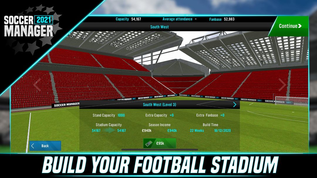 Screenshot of Soccer Manager 2021 - Football Management Game