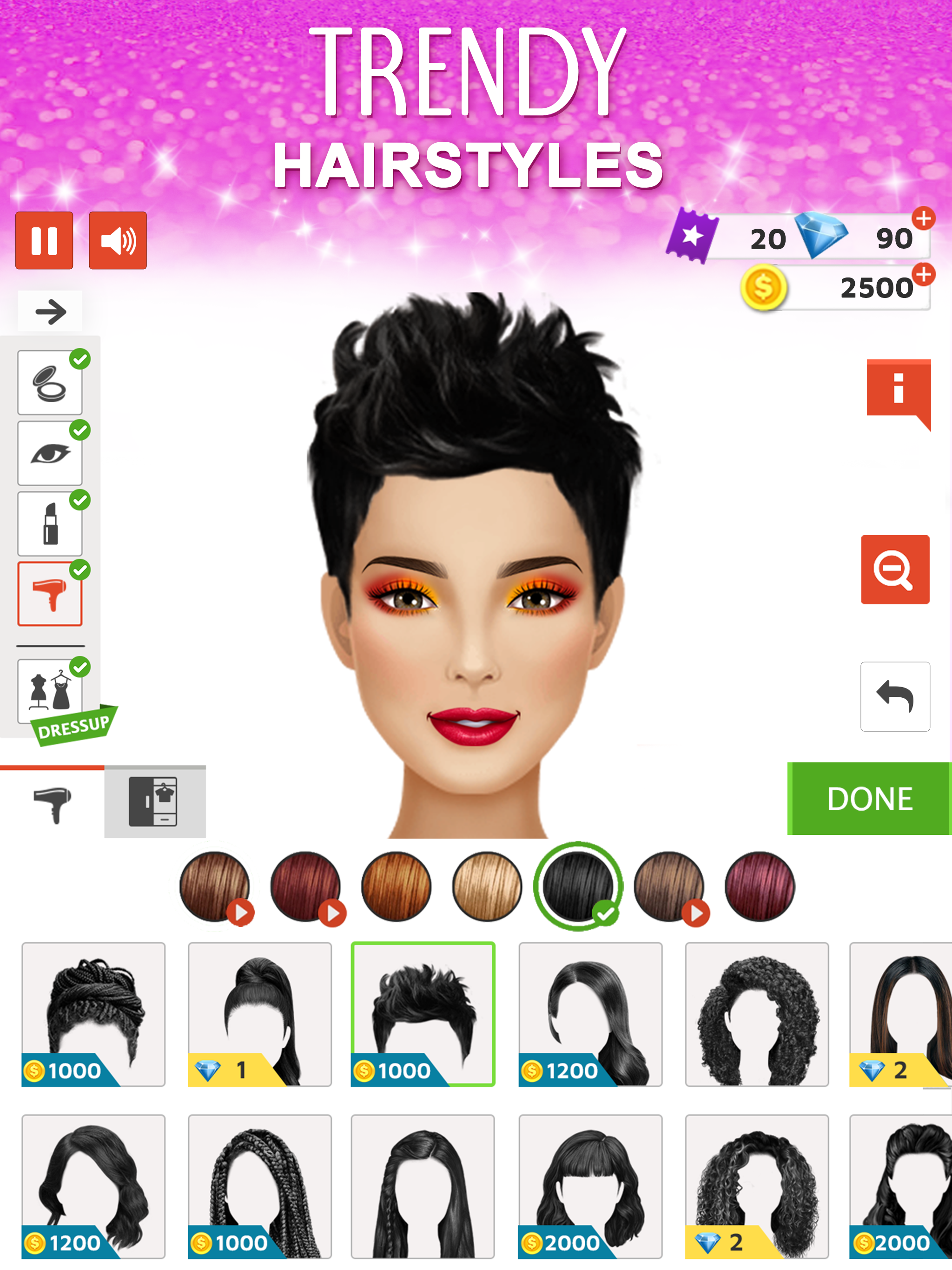 Fashion Stylist: Dress Up Game Game Screenshot