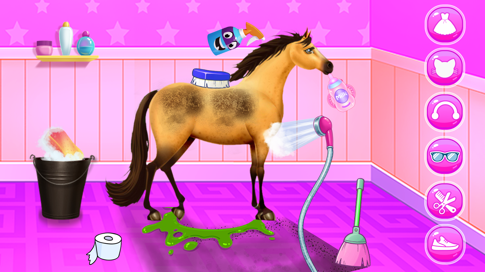 Princess Horse Caring 3 Game Screenshot