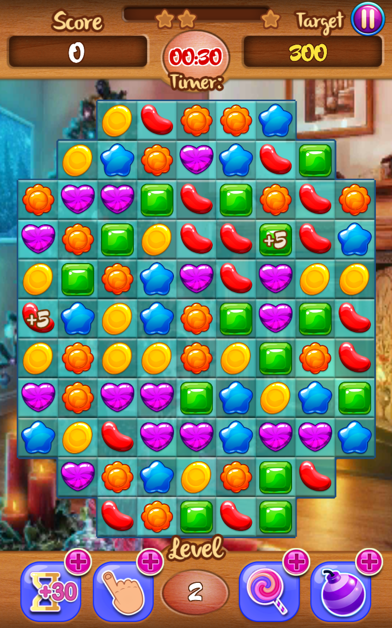 Match 3: Christmas Spirit ภาพหน้าจอเกม