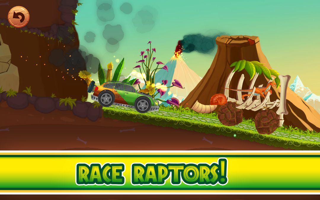 Screenshot of Fun Kid Racing Dinosaurs World