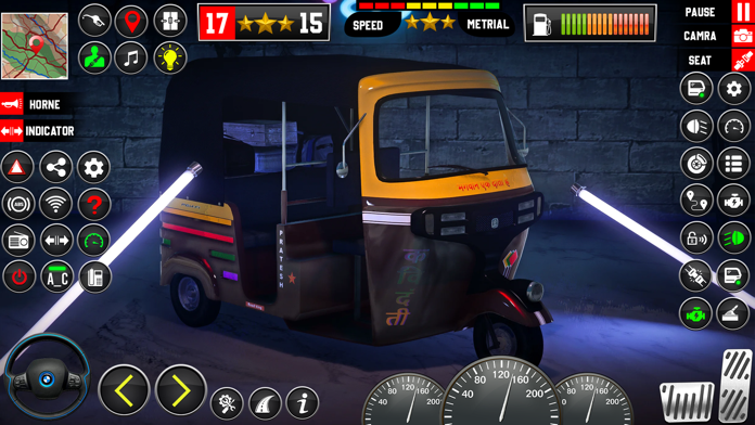 Auto Rickshaw Driving Game ゲームのスクリーンショット