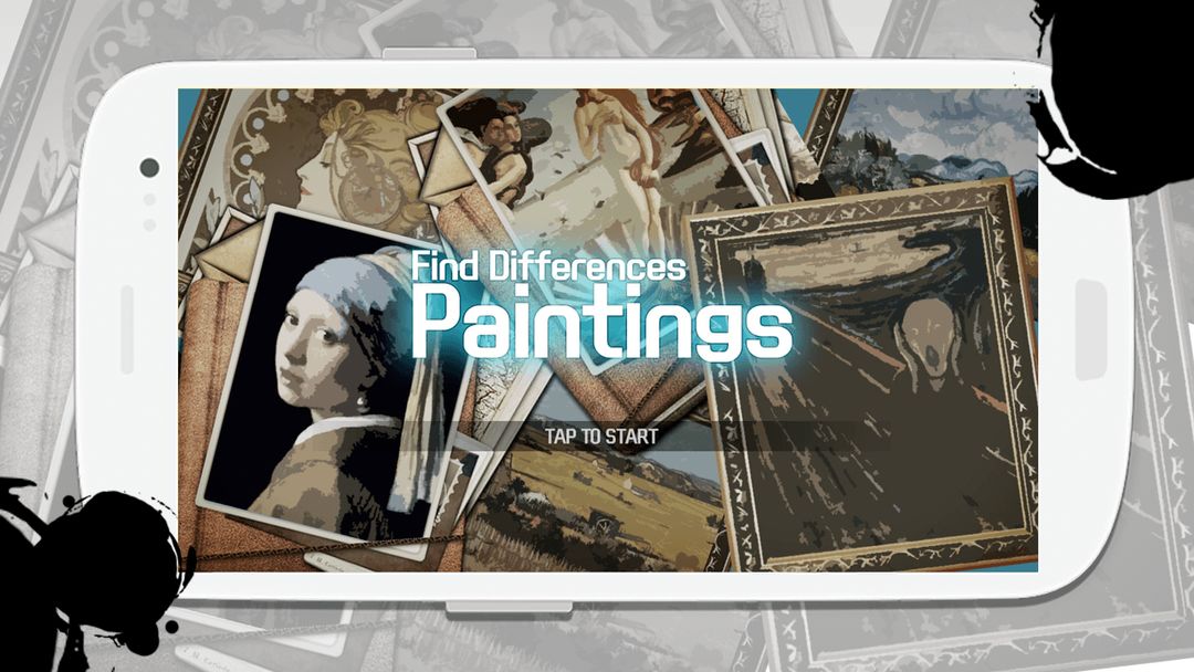 Find differences-Paintings screenshot game