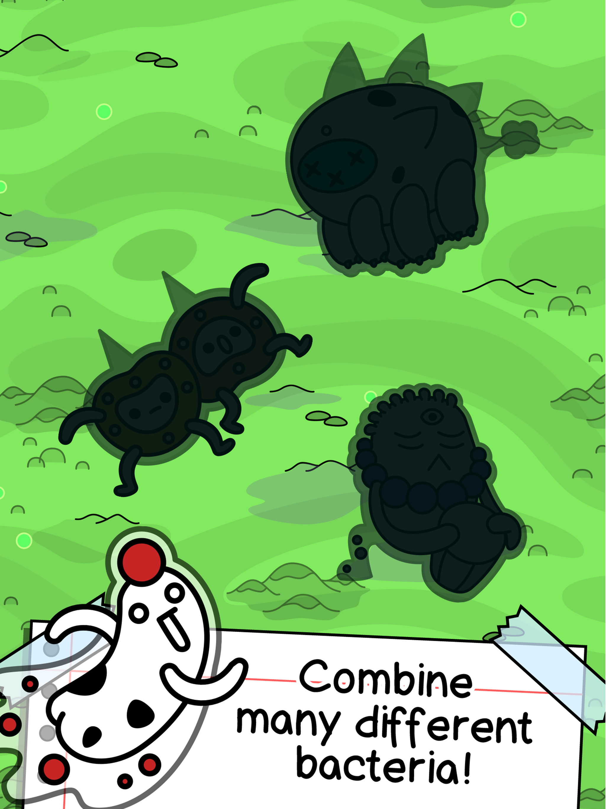 Скриншот игры Bacteria Evolution: Idle Merge