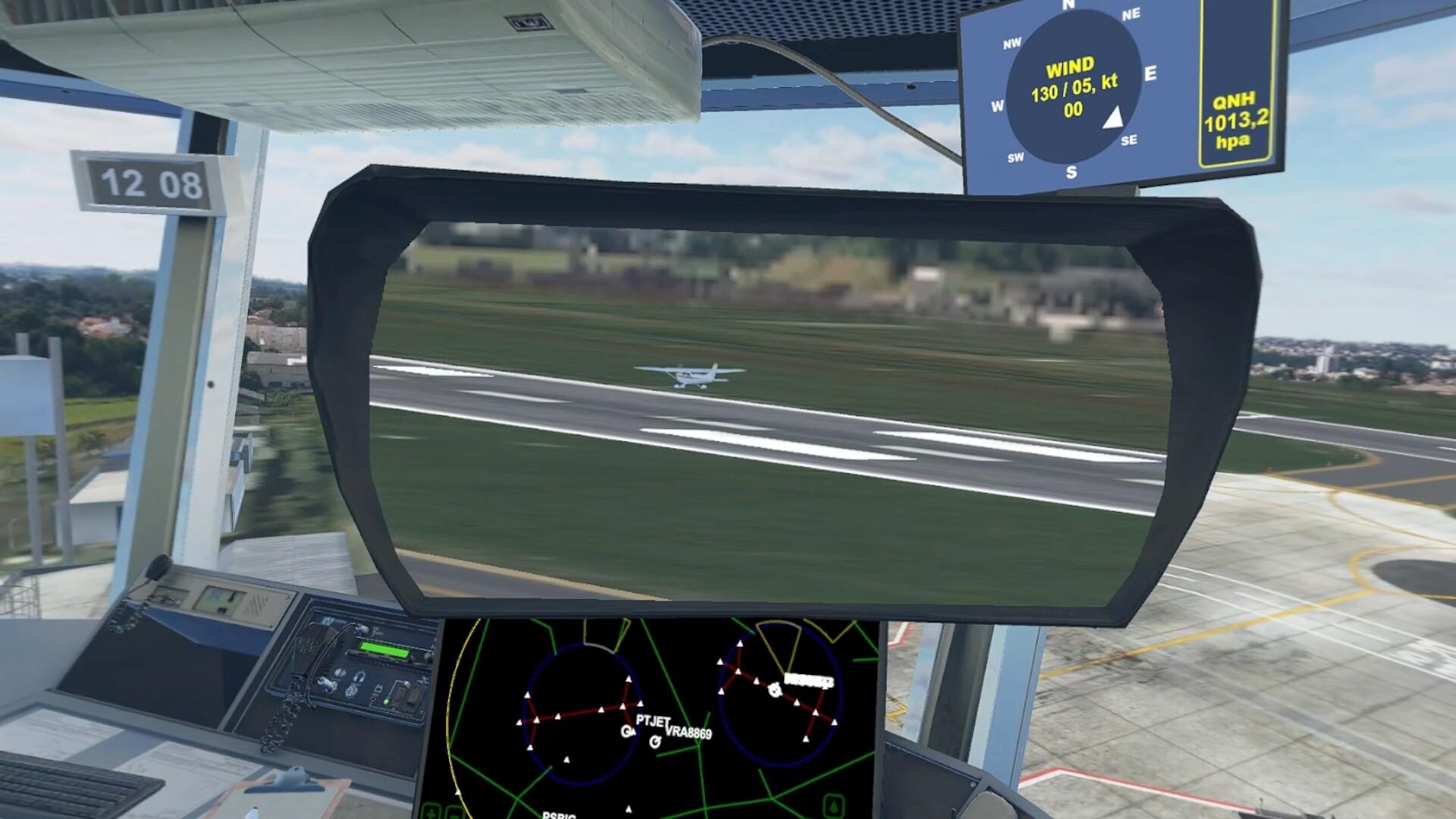 Cuplikan Layar Game V-Air Traffic Control