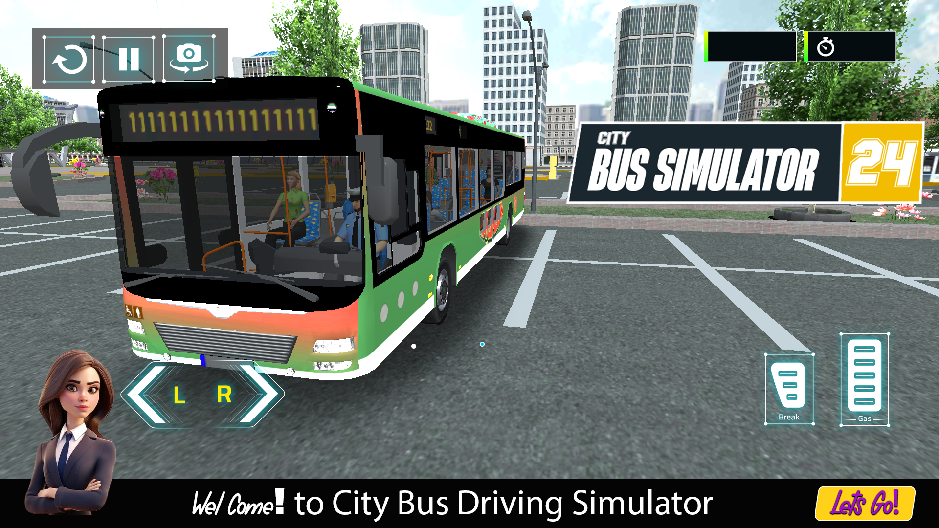 City Bus Simulator 2024 3D Game Screenshot