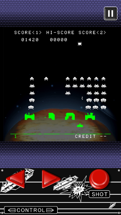 Cuplikan Layar Game SPACE INVADERS