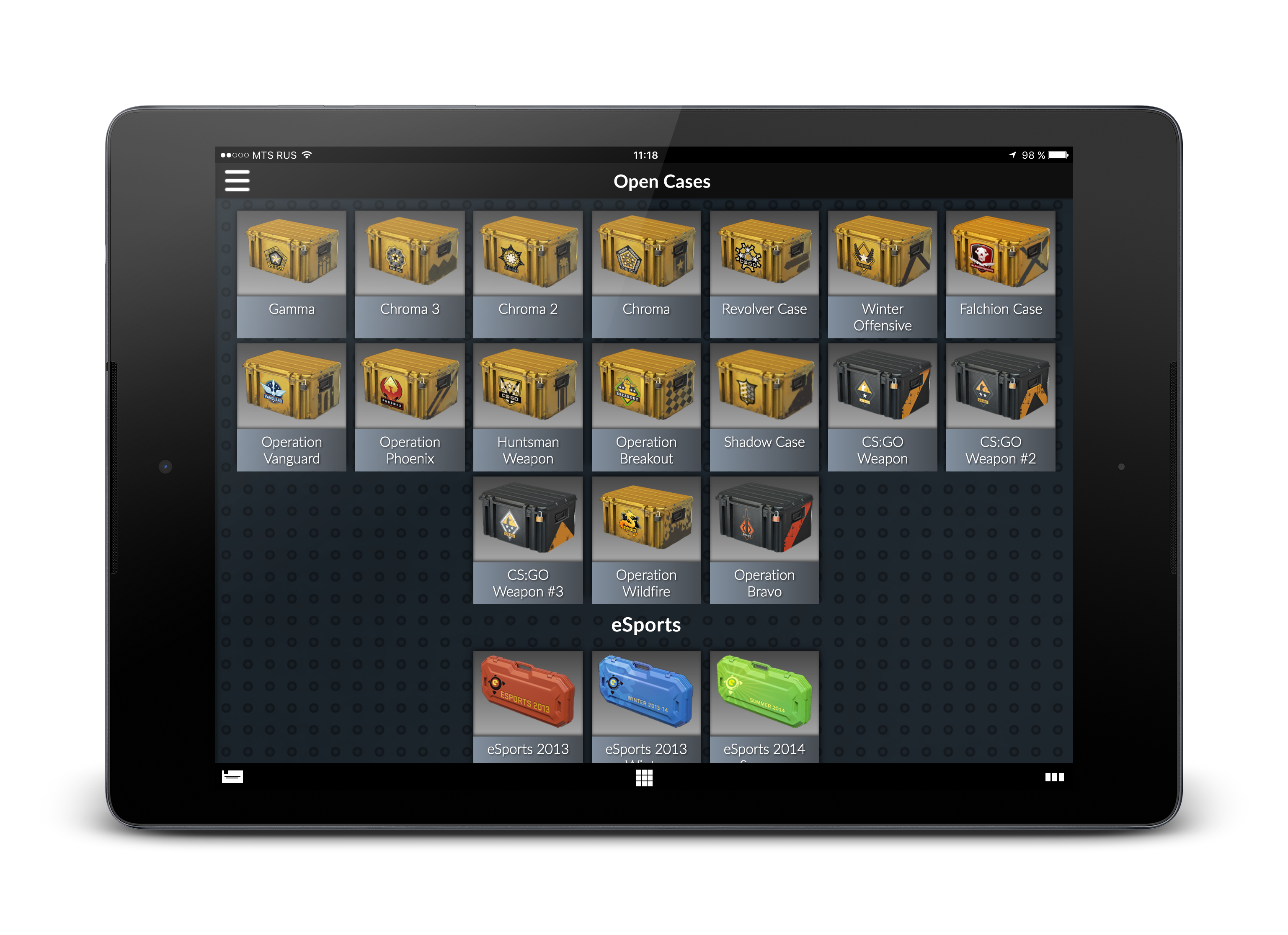 Case Opener Simulator Game Screenshot