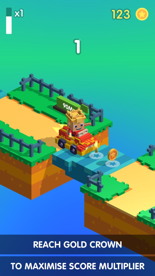 Screenshot of Bridge Rider