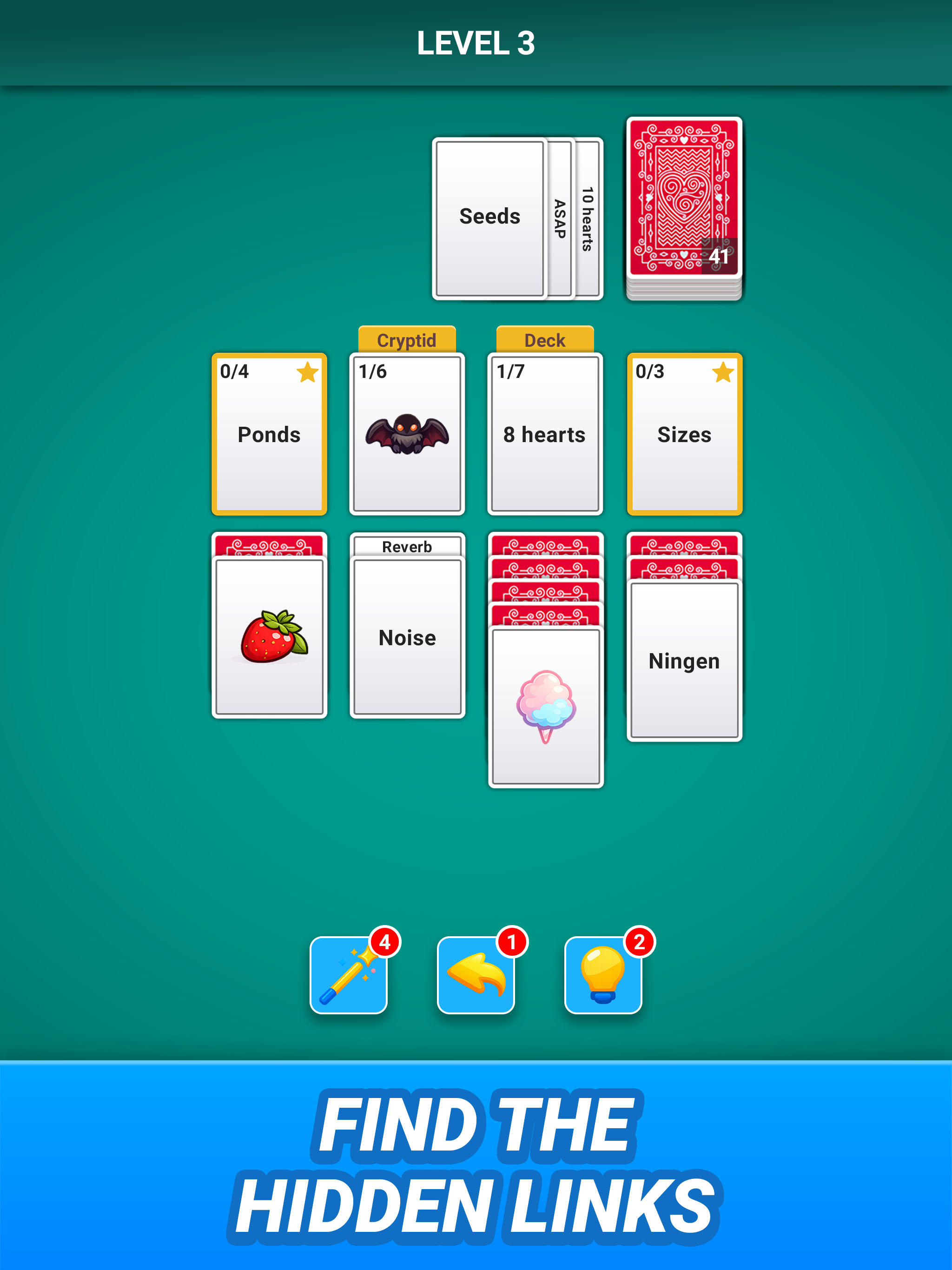 Word Solitaire Associations Game Screenshot
