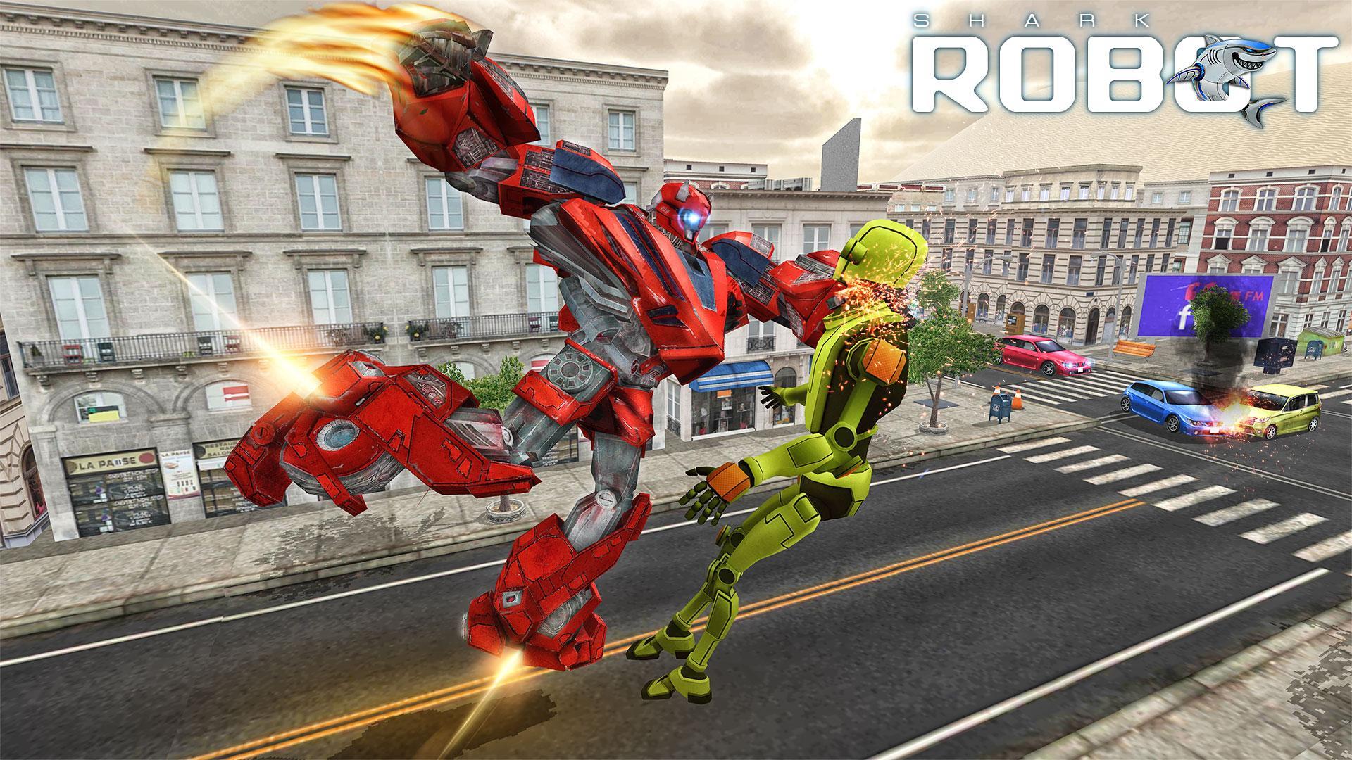 Swat Robot Shark Evolution Wars - Shark Tank Games Game Screenshot