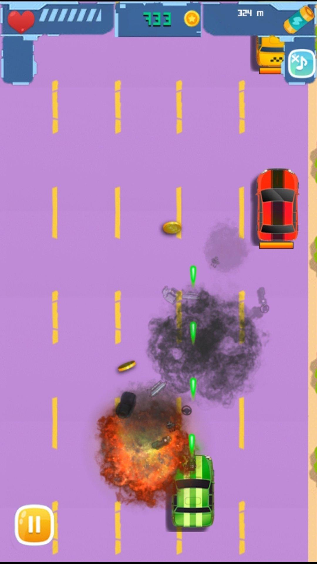 Скриншот игры Car Shooting Game With Gun