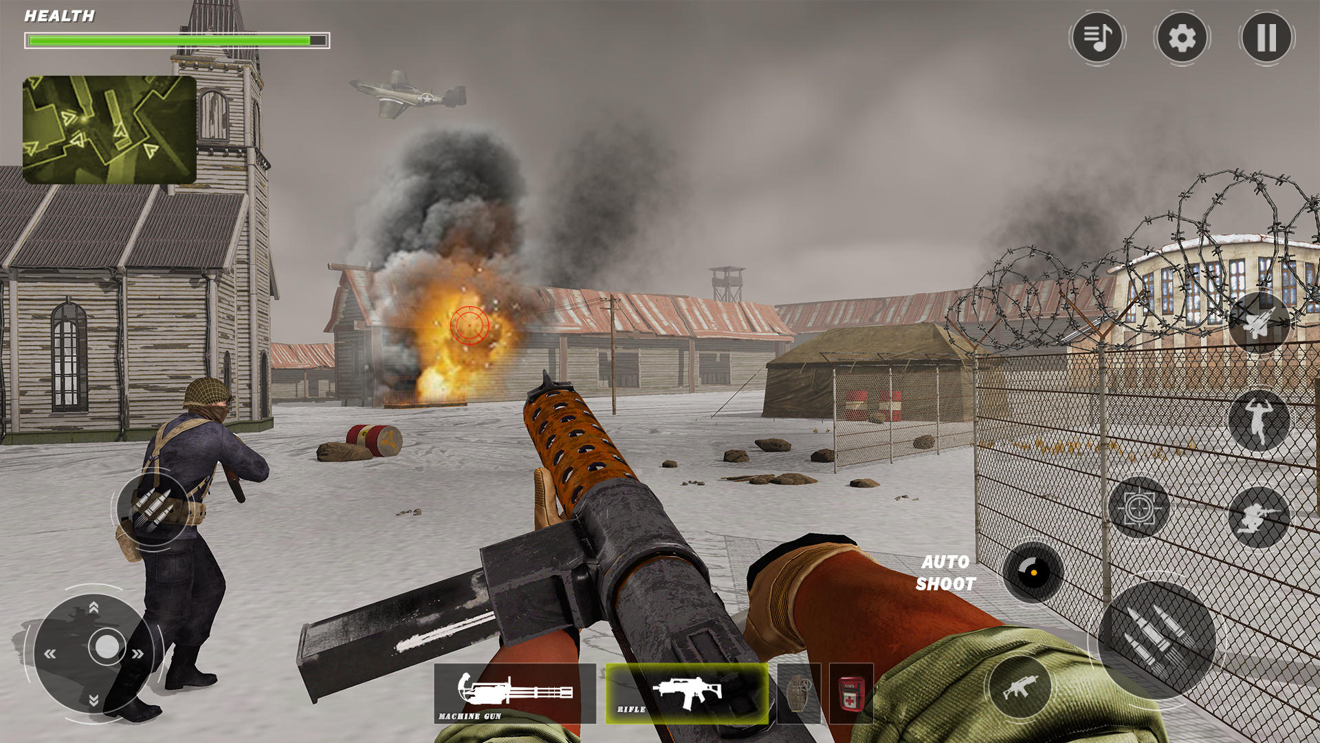 Screenshot of World War: Freedom Fight Games
