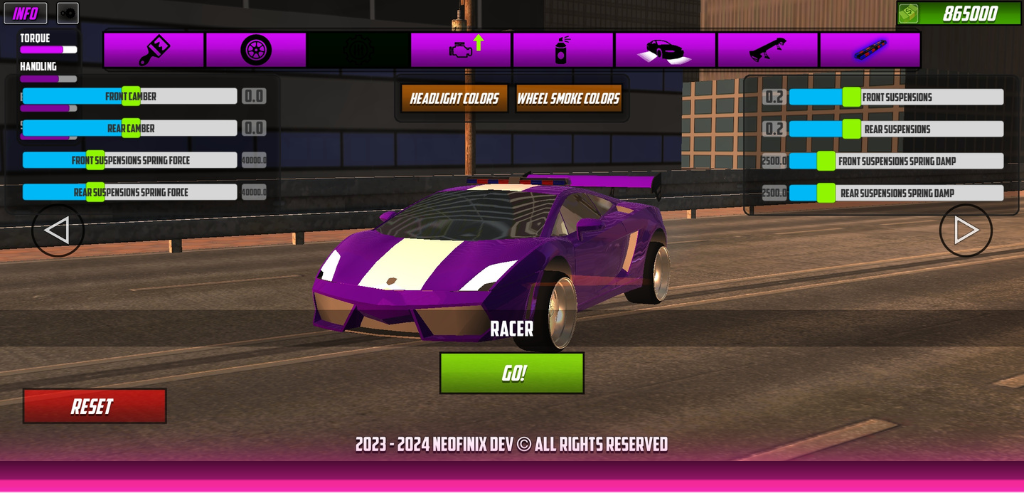 Screenshot of Legends Racing - Boom Speed