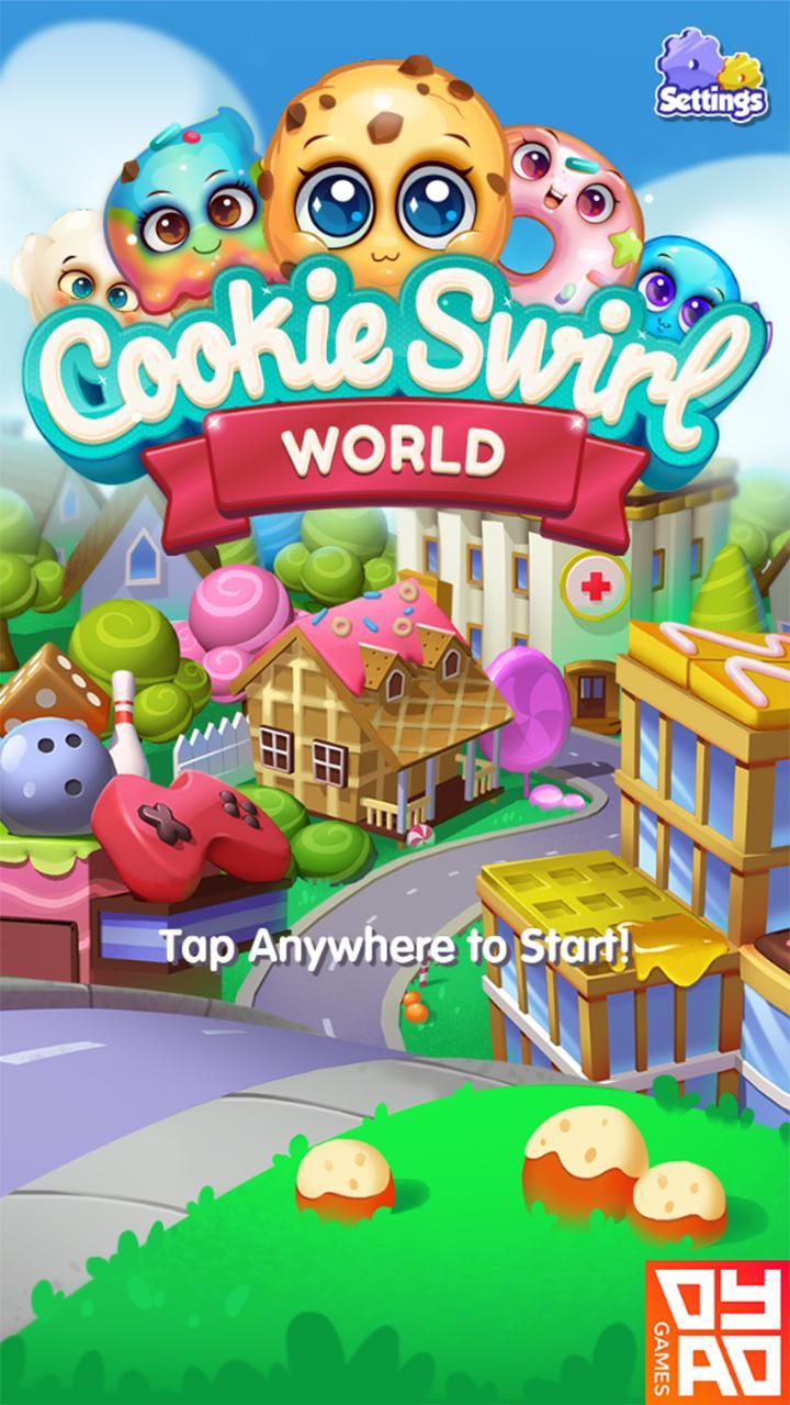 Cookie Swirl World Game Screenshot
