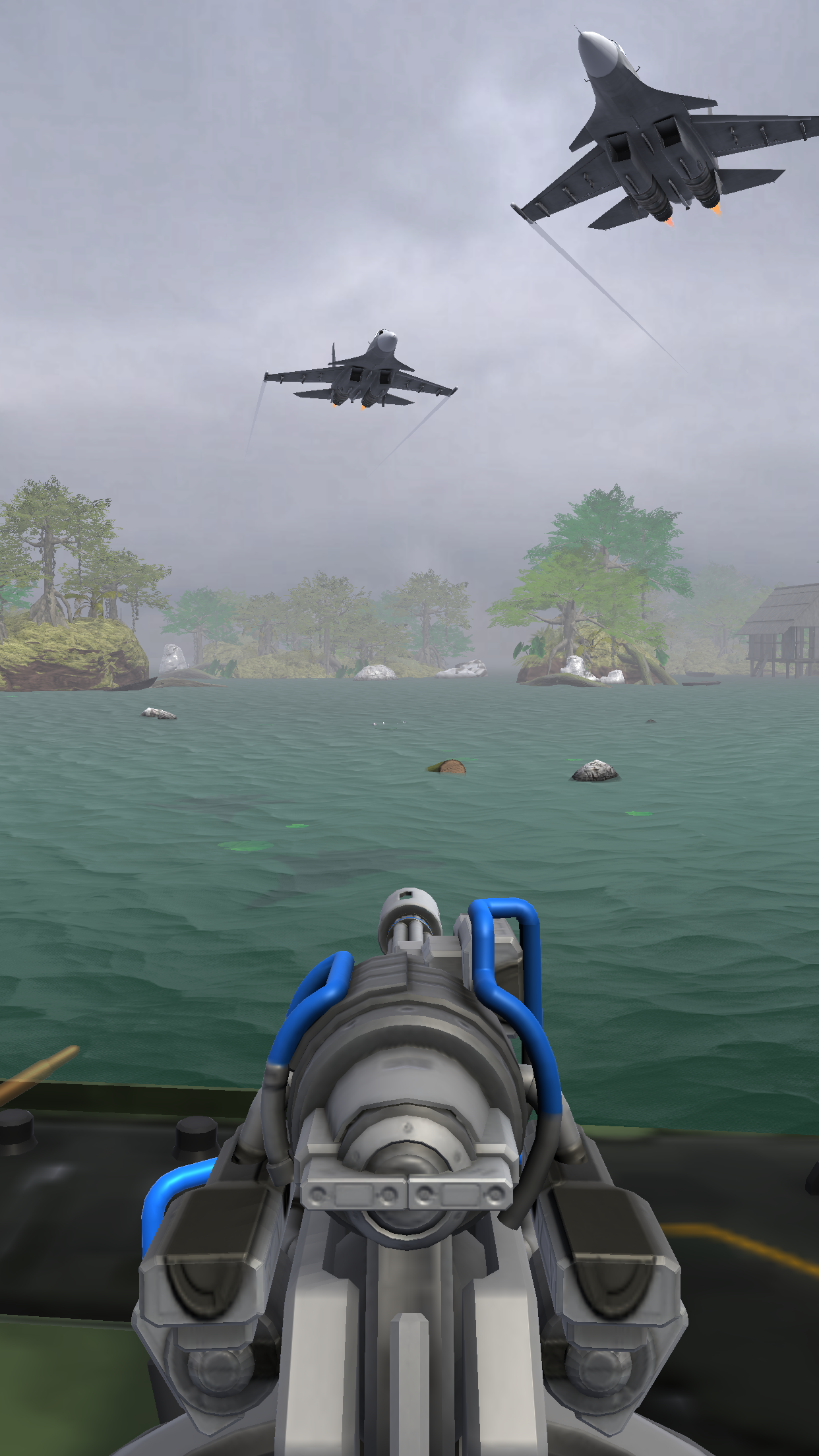 Captura de Tela do Jogo Warship Warfare