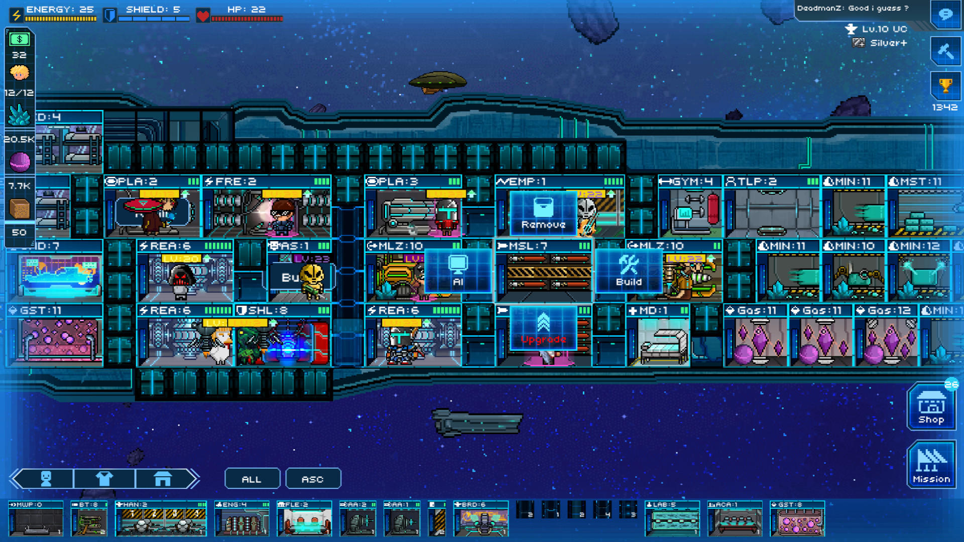 Screenshot 1 of Kapal Luar Angkasa Piksel 