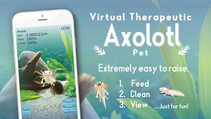 Cuplikan Layar Game Axolotl Pet