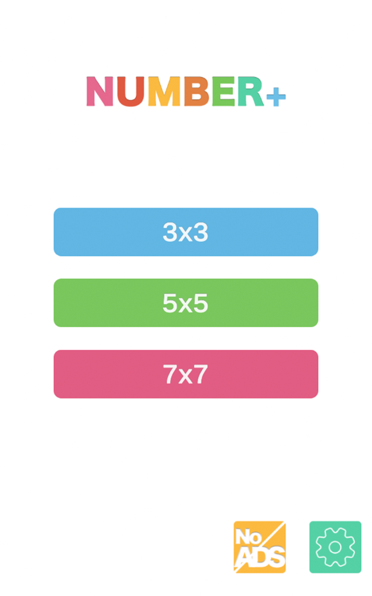 Number Plus 게임 스크린샷