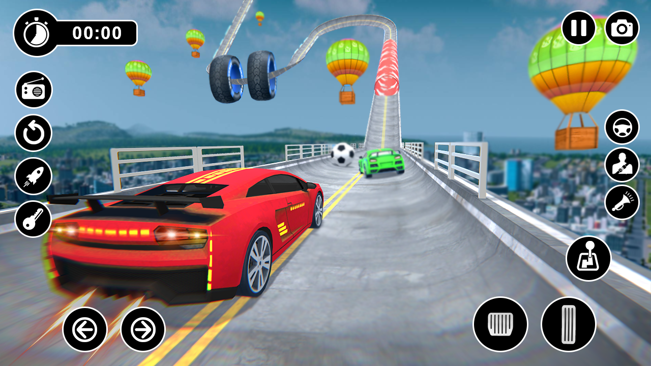 Mega Car Stunt Driving Race Game Screenshot