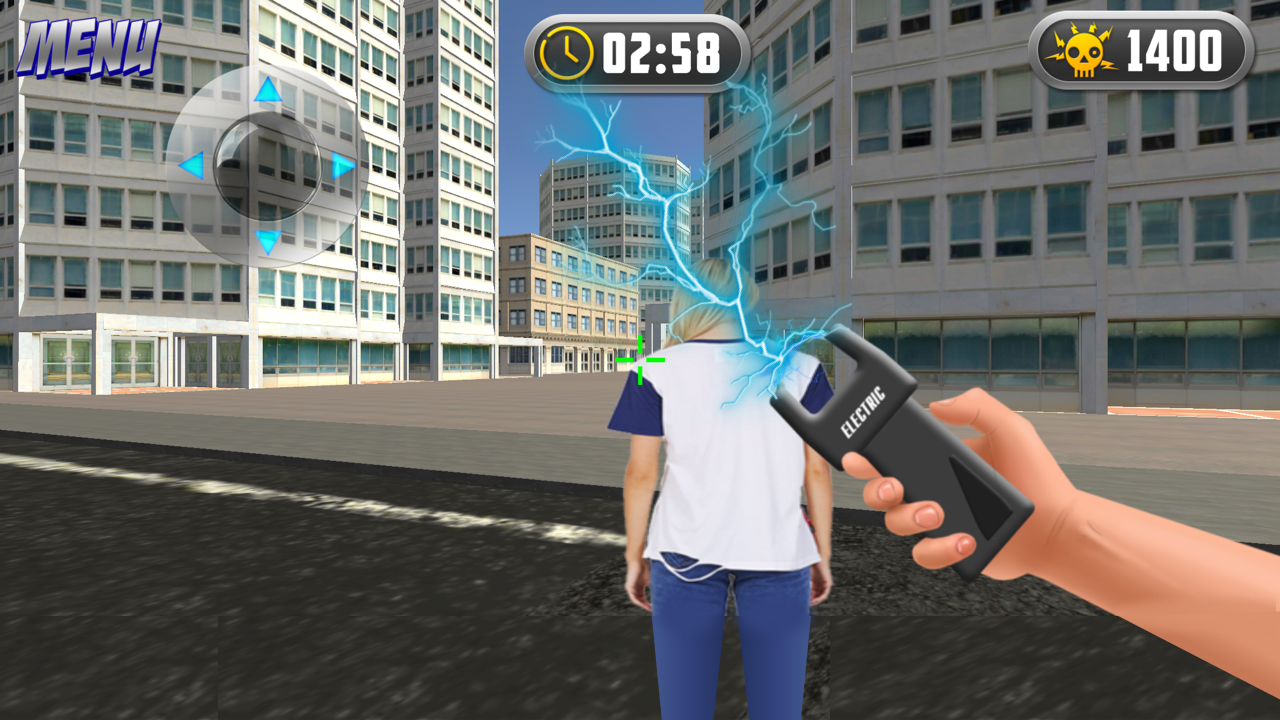 Screenshot of Electric Stun Gun Fake