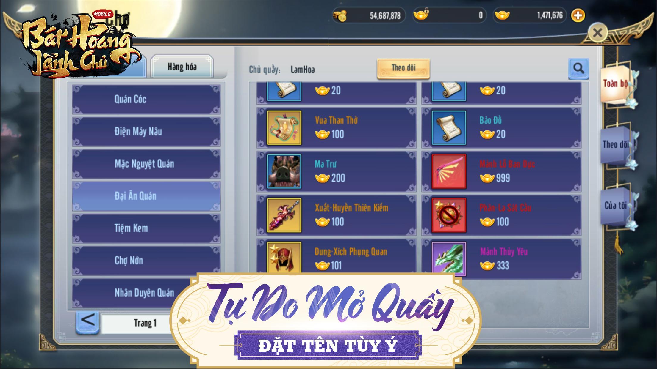 Bát Hoang Lãnh Chủ Mobile Game Screenshot