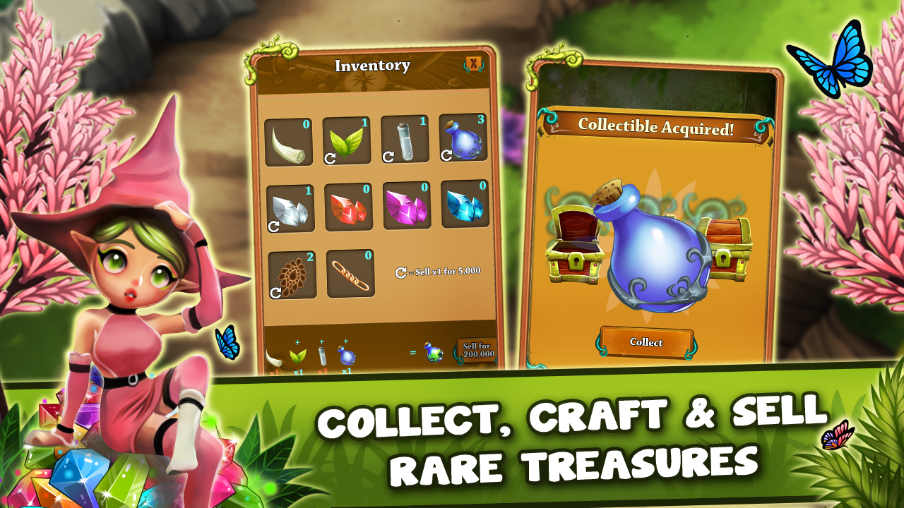 Match 3 Jungle Treasure Game Screenshot