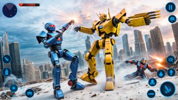 Robot Car 3D Fight & Transform Game Screenshot