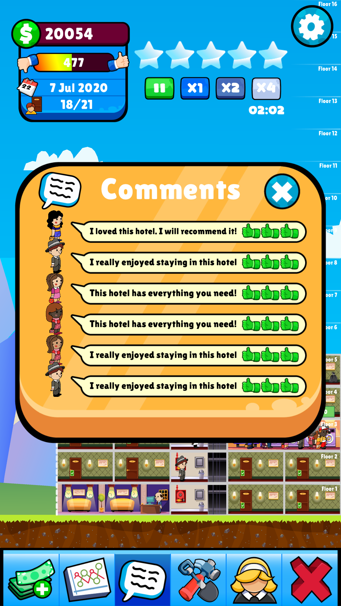 Screenshot 4 of Hotel Manager - Tycoon Game 