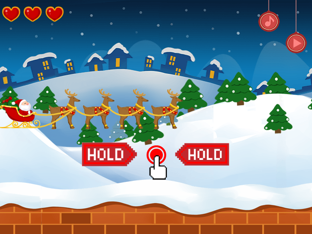 Скриншот игры Santa Chimney