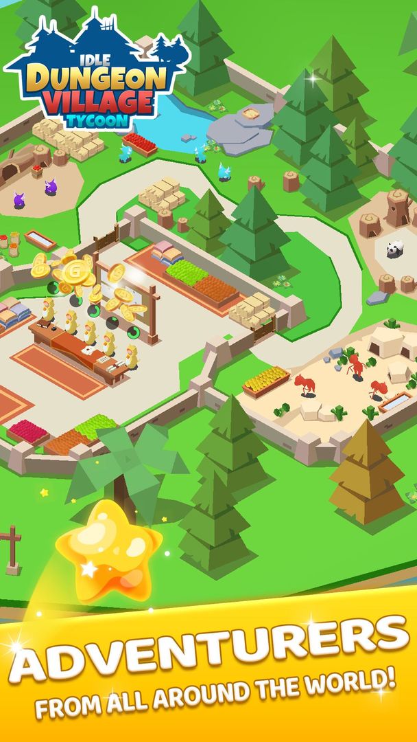Idle Dungeon Village Tycoon - Adventurer Village 게임 스크린 샷