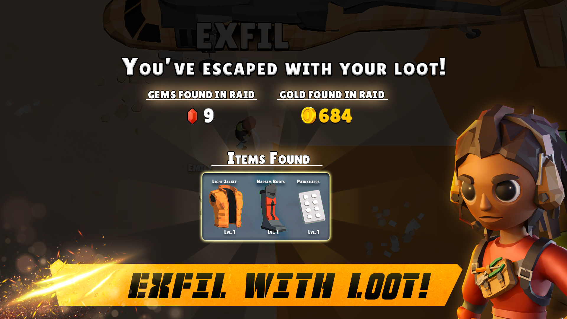 Скриншот игры Exfil: Loot & Extract
