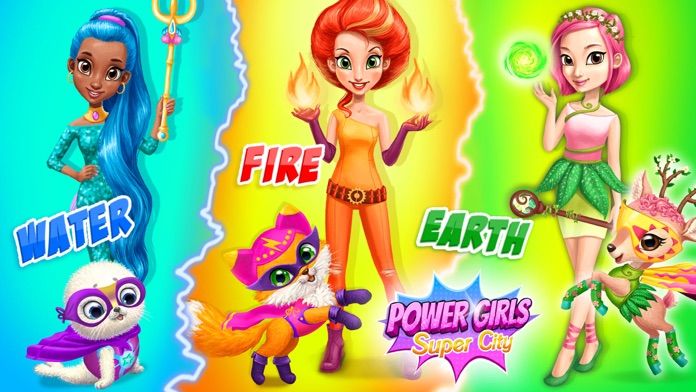 Power Girls Super City No Ads ภาพหน้าจอเกม