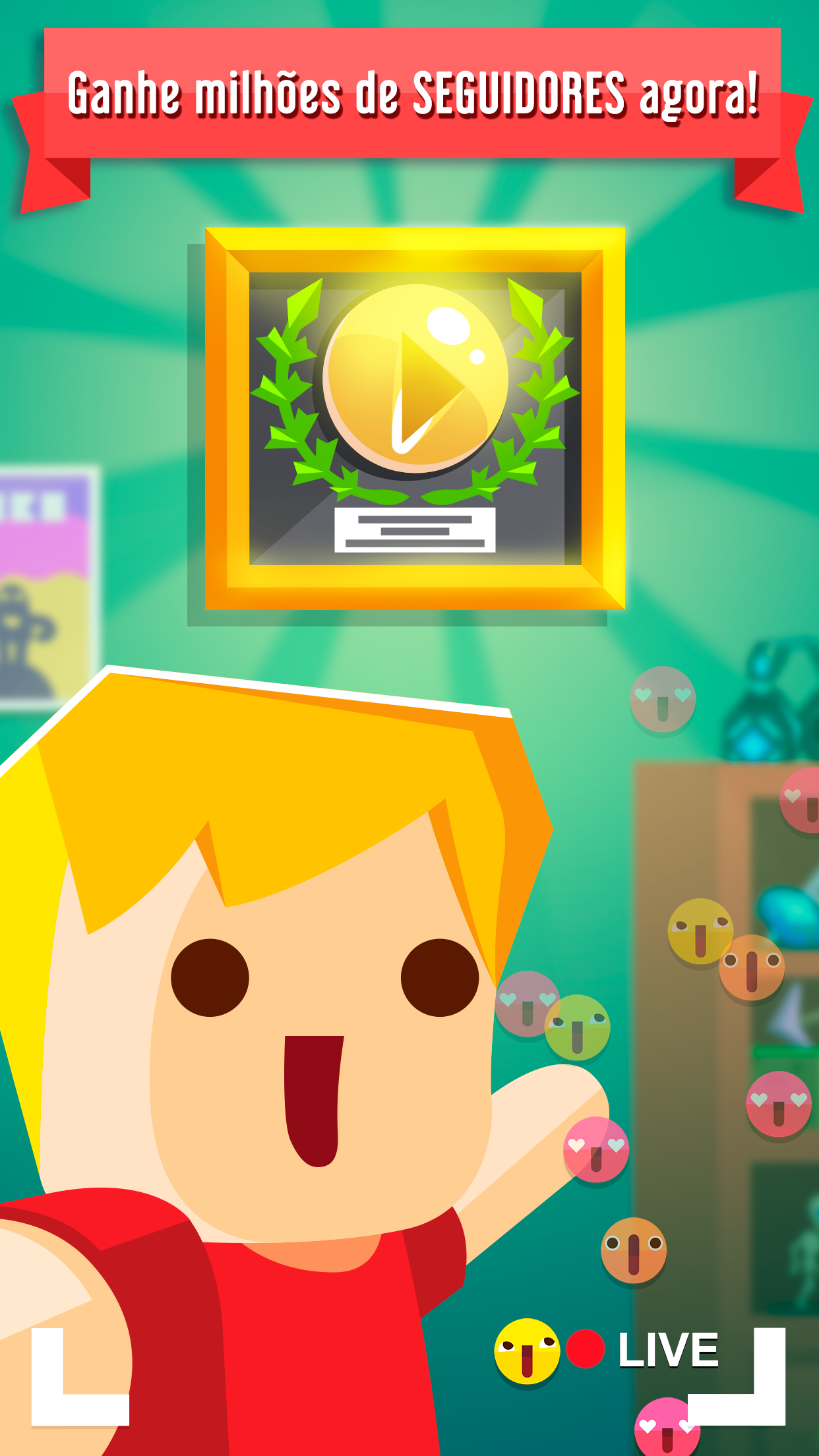Captura de Tela do Jogo Vlogger Go Viral: Jogo Tuber