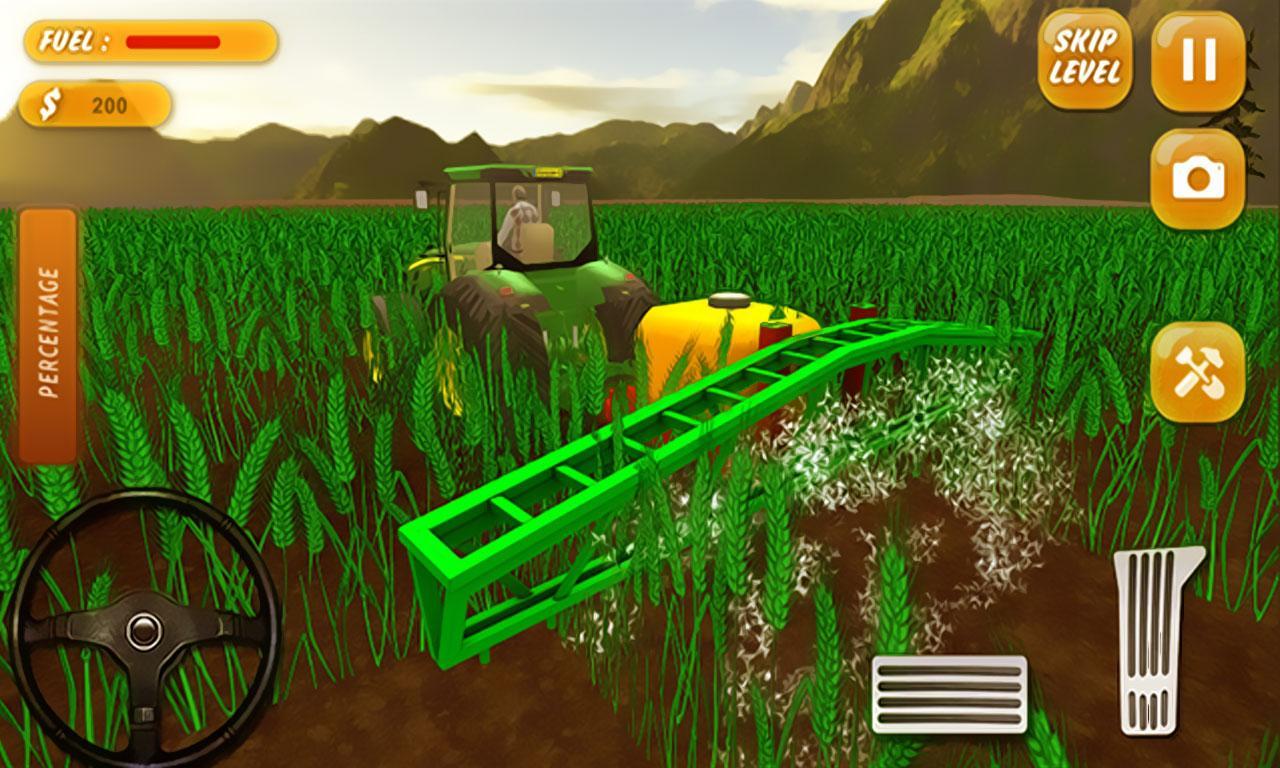 Tractor Farming Simulator 2017 Game Screenshot