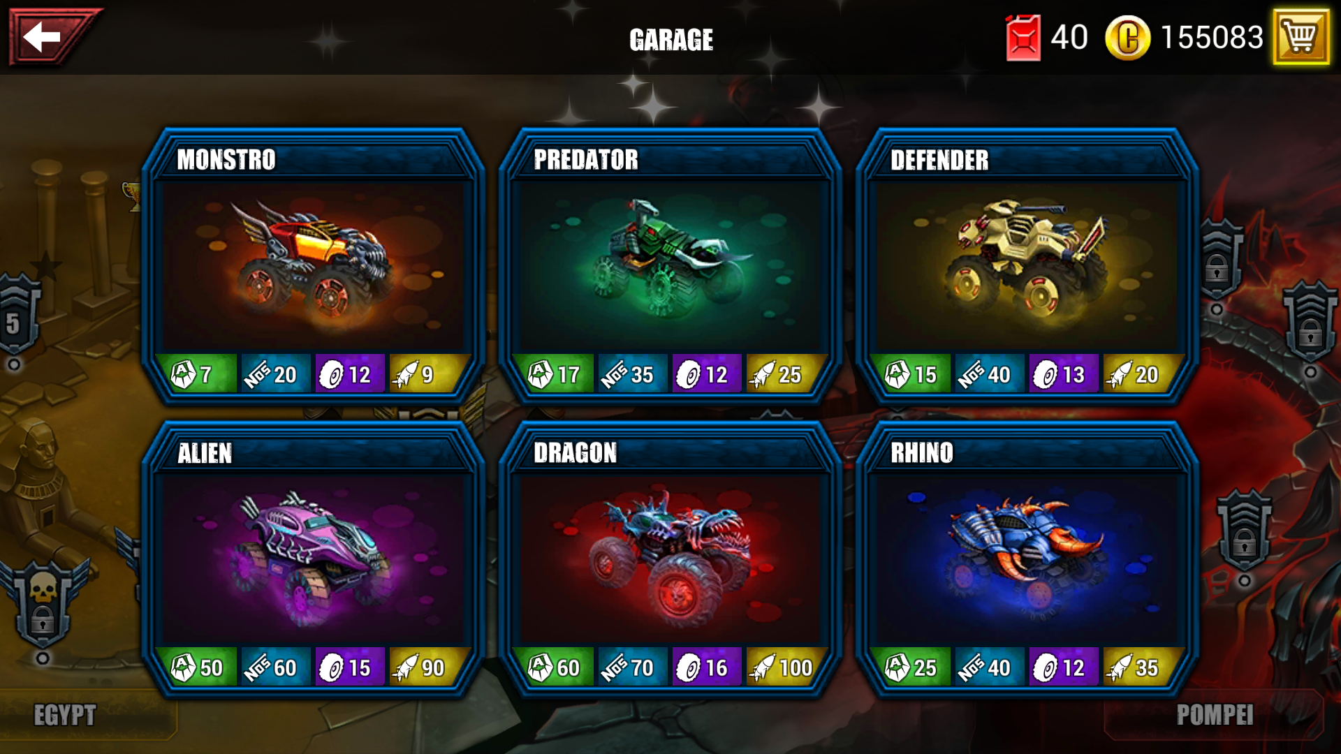 Cuplikan Layar Game Mad Truck Challenge 4x4 Racing